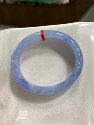 冰種玉鐲 天然翡翠玉鐲 A玉 手鐲 • 糯冰種濃紫藍翡翠貴妃 鐲