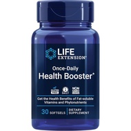 Life Extension Once-Daily Health Booster, Vitamins E, K1 & K2, phospholipids, Fat-Soluble nutrients 