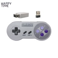 HAPPY TIME-Game Controller Wireless 2.4G Gamepad Joypad Joystick Compatible for SNES Mini PC NS Swit