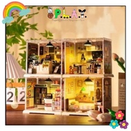 PLAY Miniature DIY LED - Convenience Store / Bedroom / Home Kitchen / Coffee Store DIY Mini Creative