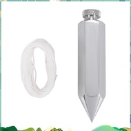 Hexagon Steel Plumb Bob General Level Plumb Bob with 4.5 M Messenger Straight Level Setter for Surve