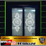 Calligraphy Stickers for Glass Doors, Windows, Walls, Mosques, Prayer Rooms, wt7