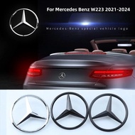 Mercedes Emblem Cover ABS Original Car Rear Trunk Badge Sticker For Mercedes Benz W223 S-class S500 