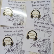 BTS Suga Quotes Enamel Pin