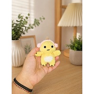 GANTUNGAN Handmade Knitted Nailong | Nailong Character Keychain Doll | Cute Nailong