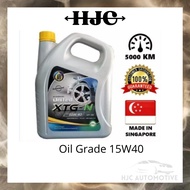 [HJC] UNITED XTG-N Engine Oil API SN 15W-40 Hydrotreated Motor car Oil 4L 汽车黑油【🔥Ready Stock】(5000KM)