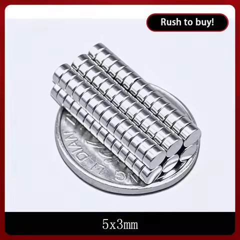 5x3 Small Round Magnet 5mm x 3mm Neodymium Disc Magnet 5x3mm Permanent NdFeB Magnets Strong 5*3 Elec
