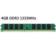 4GB 4G DDR3 PC3 10600u 1333MHz สำหรับเดสก์ท็อปพีซีหน่วยความจำ RAM