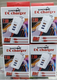 Dc Charger Cas Dr Aki 12V Casan Hp Type C Micro USB 3 Port USB Sunpro 7.0A