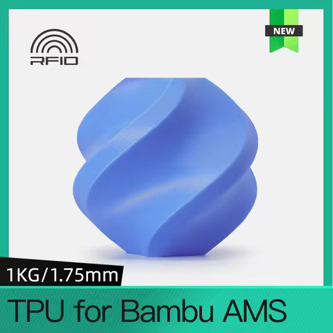 TPU for BambuLab AMS n AMS lite Compatible 1.75 mm 1KG with High Temperature Reusable Spool Bambu TP