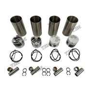 Long Time Aftersale Service 4x Cylinder Liner Kit For Isuzu 4FB1 Engine Spare Parts