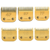 7FC/5FC/4FC/#10/#15/#30/#40 Detachable Pet Dog Clipper Ceramic Pro Blades Set For Andis,Oster A5,Wah