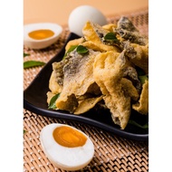 Crispy Fish Skin With Cheese And Salted Egg Flavor