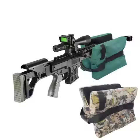 Portable Shooting Front and Rear Bench Rest Bag, Rifle Target Stand for Hunting Gun Support, Sandbag