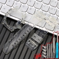 Resin Strap GA-400 Case For Casio G-shock GA400 GBA400 Mens Women Plastic Replacement Waterproof Rub