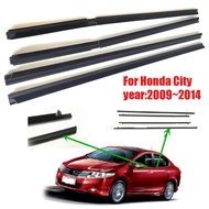4Pcs/Set Pelipit Kaca Pelipit Pintu Karet Kaca List Kaca Mobil Untuk Avanza Lama 2003-2012 / Hond Ci