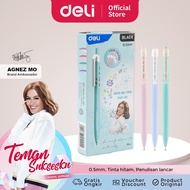 Semi Deli Gel Pen 0.5mm Black Ink [AGNEZ MO Edition] - CQ185-BK