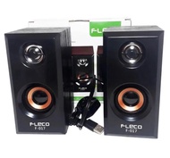 SPEAKER FLECO F-017 USB 2.0 Mini - Speaker Aktif Portable Audio Super Mega Extra Bass Power Sound