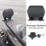❁FOR VOGE SR250GT SR250 SR 250 GT 250GT Motorcycle Black Rear Passenger Seat Tailstock Backrest 웃a