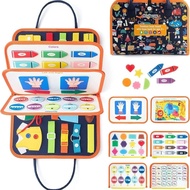 Monte Felt Board Educational Aids Learning Aids Bag Hot-selling Board Busy Teaching Early Shuttle Tr