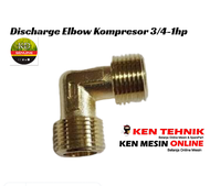 Elbow Pipa Kompresor Angin Listrik Portable