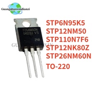 5PCS STP26NM60N TO-220 26NM60N P26NM60N STP12NK80Z 12NK80Z STP110N7F6 110N7F6 STP6N95K5 6N95K5 STP12