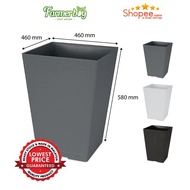 FELTON Square Flower Pot FBL 2516  DIAMETER 46 CM GARDENING FLOWER POTS PASU BUNGA POKOK GARDENING T