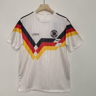 Retro Edition 1990  Germany national Home  Jersey Short Sleeve Men's T-shirt