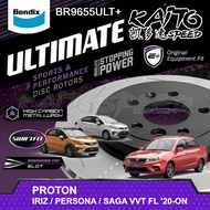 Bendix Ultimate+ | Front Disc Brake Rotors for Proton Iriz, Persona VVT, Saga VVT Facelift 2020 - 20