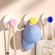 3 Pieces Suction Cup Dopamine Round Folding Hook No Punch Suction Cup Installation Suitable for Home