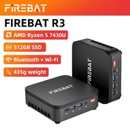 FIREBAT R3 NEW Mini PC AMD Ryzen5 7430U /AMD Ryzen3 4300U Windows 11 AMD Radeon Graphics Mini PC 16G