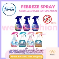 READY STOCKFEBREZE 2 IN 1 FABRIC & SURFACE ANTIBACTERIAL REFRESHER SPRAY 370ML [ FEBREZE SPRAY ]  / 