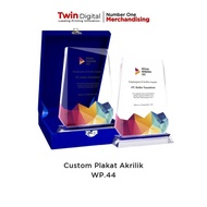 -#- Plakat Akrilik Premium Piagam Penghargaan Tropi Wisuda - Plakat