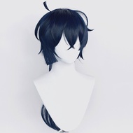 Verycos Vanitas Cosplay Wigs with Bangs Black Anime Cosplay Wig Long for Men Women