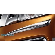 Genuine Chrome Front Bumper Eyebrows 1 Nissan Navara NP300 Year 2014-2019 F20E44JA0A 1 Pair
