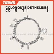 KPOP 2025 CORTIS OUTSIDE THE LINES CORTIS Chain Bracelet Unisex Vintage Fashion Bracelet Pendant Gif
