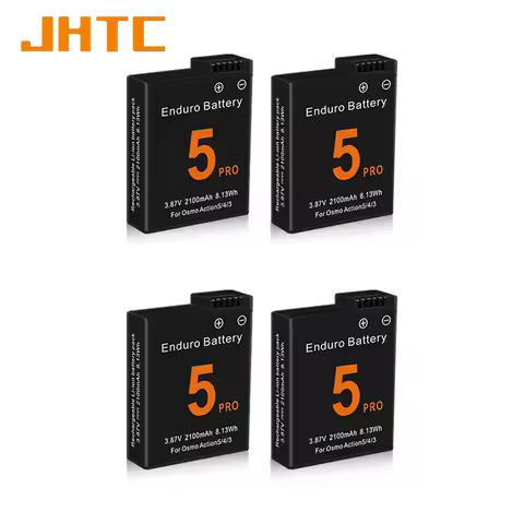 2100mAh Battery for DJI Osmo Action 6/5 Pro Battery Charger for Osmo Action 5 Pro Action4/3 Camera A
