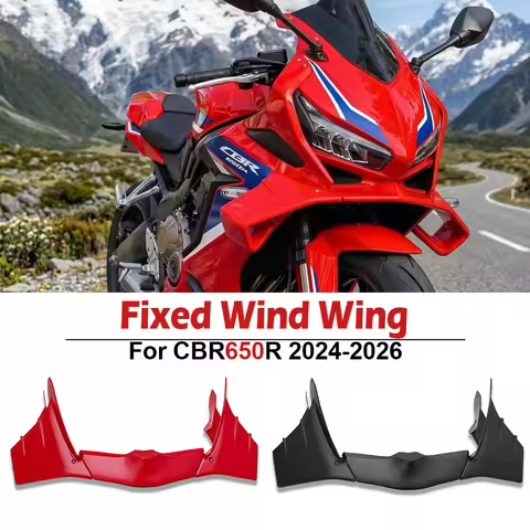 CBR650R Motorcycle Aerodynamics Lower Front Lip Front Spoiler Fixed Wind Wing Winglet For Honda CBR