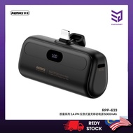 REMAX RPP633 Capsule Series 2A iP Port 5000mAh Power Bank Emergency Direct Charge Phone Charger