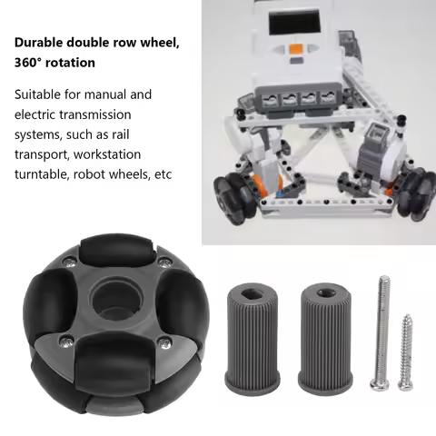 48mm Omni Directional Wheel 48mm Omni Directional Wheel Loading 2kg for Robotic Competition Robotic