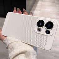 Phone Case For OPPO A5 Pro A58 A78 A98 5G F23 F29 Pro K12s Realme GT7 Mesh heat disipation Casing Wi