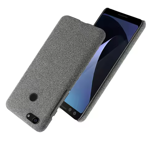 Slim Cloth Texture Fitted Cover for Google Pixel 3 3XL Case Fabric Ultrathin Antiskid Anti-fall Capa
