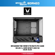 INVASION The View 5 TG MATX Pc Case - Black / White
