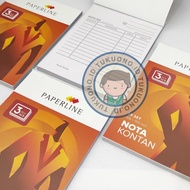 PAPERLINE NCR Cash Note 3ply 3 PAIRS | Size 108x155mm | NO CARBON