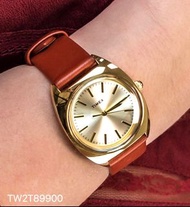 [包順豐] Timex Milano 33mm Leather Strap Watch Gold Tone Women casual watch TW2T89900 Quartz Watch 石英錶 