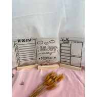 Sumostuff Acrylic Planner acrylic planner/ to do list weekly planner/ plan/ planning/ Acrylic Planne