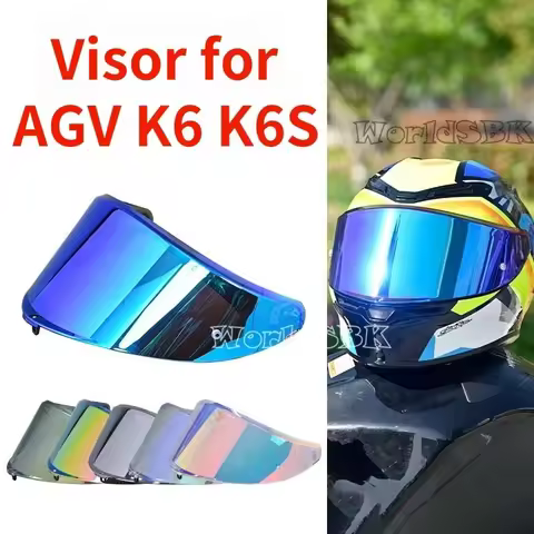 Helmet Visor For AGV Motorcycle Helmets Night Vision Visor Lens Case For AGV K6 Helmet Lens Windshie