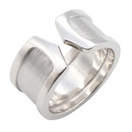 【二手】卡地亞 C2 戒指，18K白K金，女士戒指，二手