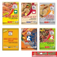 ADABI ANEKA SERBUK/REMPAH/KARI - KUNYIT // IKAN // AYAM & DAGING // KURMA // SUP // RENDANG // GULAI