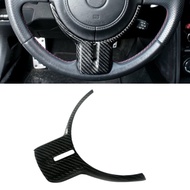 Real Carbon Fiber Steering Wheel Frame Panel Cover Trim for Toyota GT86 Subaru BRZ